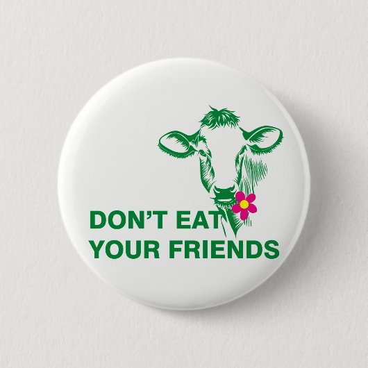 Veganism Ronde Button 5,7 Cm (Voorkant)