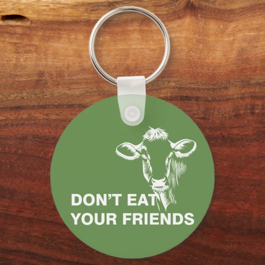 Veganism Sleutelhanger (Voorkant)