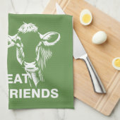 Veganism Theedoek (Quarter Fold)