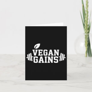Veganist Krijgt Grappige Workout Gym Gewichtheffen Kaart