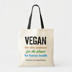VEGANIST, voor de dieren… Zak Tote Bag