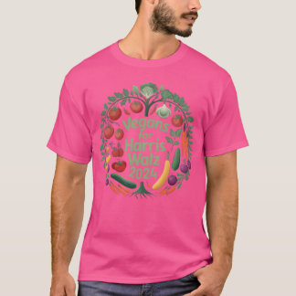 Veganisten voor Waltz 2024 Laat je steun zien grap T-shirt