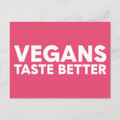 veganistisch beroep briefkaart (Voorkant)