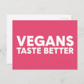 veganistisch beroep briefkaart (Voorkant / Achterkant)