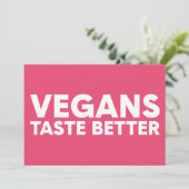 veganistisch beroep kaart (Staand voorkant)