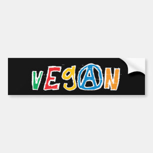 Veganistisch Bumpersticker