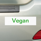 Veganistisch Bumpersticker (Op auto)