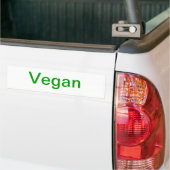 Veganistisch Bumpersticker (Op Truck)