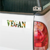 Veganistisch Bumpersticker (Op Truck)
