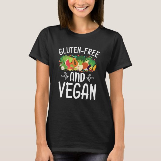 Veganistisch en glutenvrij t-shirt (Voorkant)