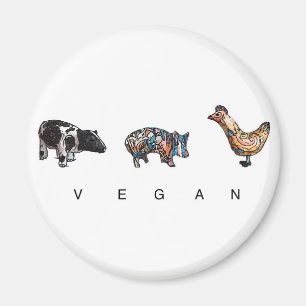 VEGANistisch is niet correct, de correcte vertalin Magneet
