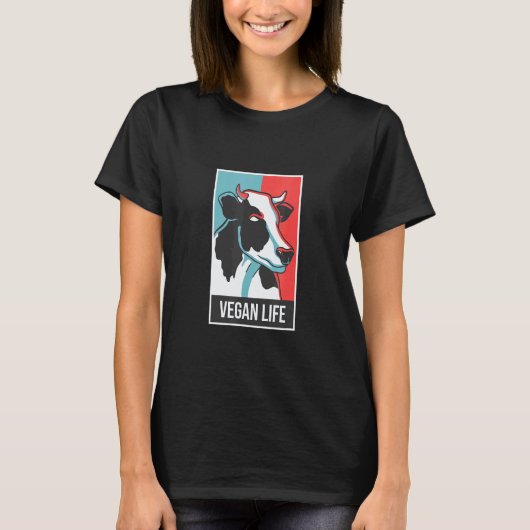 Veganistisch Leven T-shirt (Voorkant)