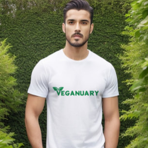Veganistisch Mannen T-shirt