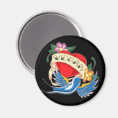 Veganistisch Tattoo Magneet (Voorkant / Achterkant)