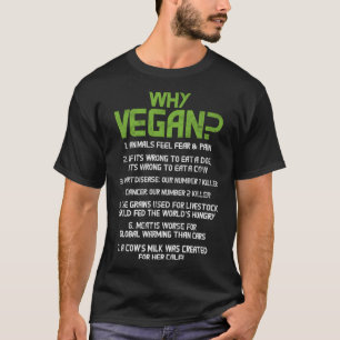 Veganistisch Vegetarisch Anti Vleeseter Veganisme  T-shirt
