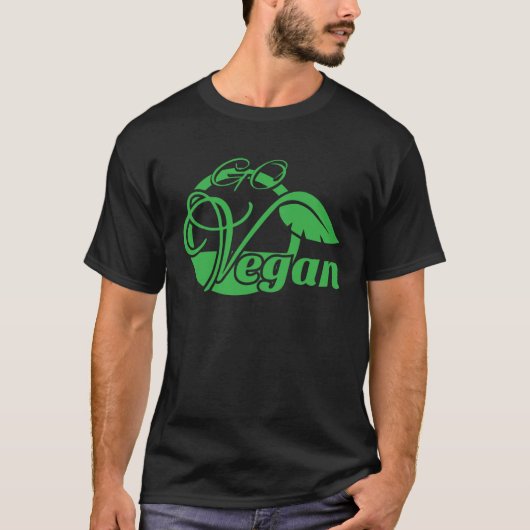 Veganistisch Vegetarisch T-shirt (Voorkant)