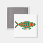 Veganistische evolutie magneet (Voorkant / Achterkant)