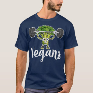 Veganistische grappige broccoliliefhebber gewichth t-shirt