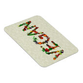 Veganistische groenten magneet (Rechterzijde)