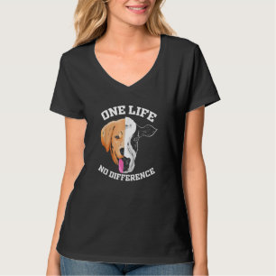 Veganistische Koe Dierenwelzijn Plant One Life No  T-shirt