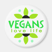 Veganistische magneet (Voorkant)