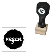 Veganistische stempel voor voedselverkopers (Gestempeld)