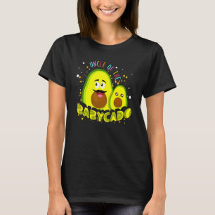 Veganistische vegetarische avocado oom van de baby t-shirt
