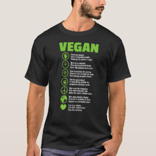 Veganistische Vegetarische Plantaardige Dieet T-shirt