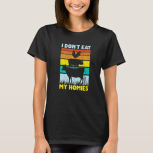 Veganistische Vegetarische Uitdrukking Ik Eet Mij T-shirt