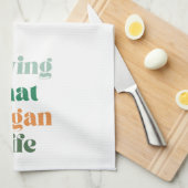 Veganistische zin, het leven van dat veganistische theedoek (Quarter Fold)