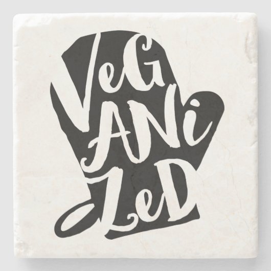 Veganized Vegan Stenen Onderzetter (Voorkant)