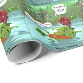 Veganjagers Grappig Cadeaupapier (Rol Hoek)