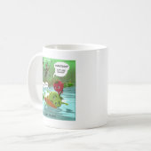 Veganjagers Grappig Koffiemok (Voorkant links)