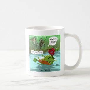 Veganjagers Grappig Koffiemok