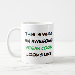 vegankok , geweldige koffiemok