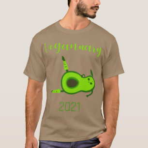 Veganoary fitness avocado t-shirt