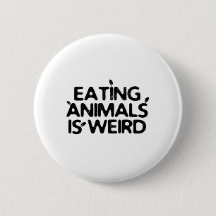 Vegans Animal Welfare   Vegetarisch Vegan Gifts Ronde Button 5,7 Cm