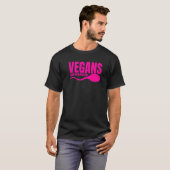 Vegans hebben ook proteïne nodig die vegetarische  t-shirt (Voorkant volledig)