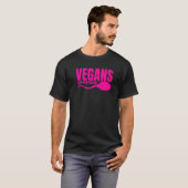 Vegans hebben ook proteïne nodig die vegetarische  t-shirt (Voorkant volledig)