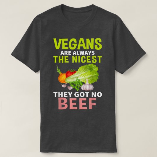 Vegans heeft geen rietontwerp voor bieslook . t-shirt (Design voorkant)
