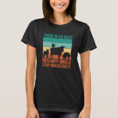 Vegans Pro Animal Welfare Eco Animal Vegetaries T-shirt (Voorkant)
