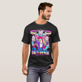 Vegans Rock Funny Vegan Cute Animal Band Retro T-shirt (Voorkant volledig)