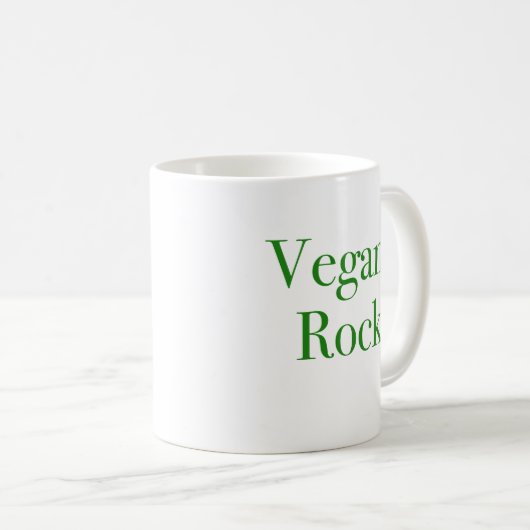 Vegans Rock Koffiemok (Voorkant rechts)