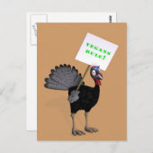 Vegans Rule! Briefkaart (Voorkant / Achterkant)