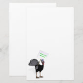 Vegans Rule! Briefpapier (Voorkant / Achterkant)