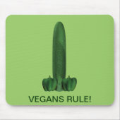 Vegans Rule! Muismat (Voorkant)