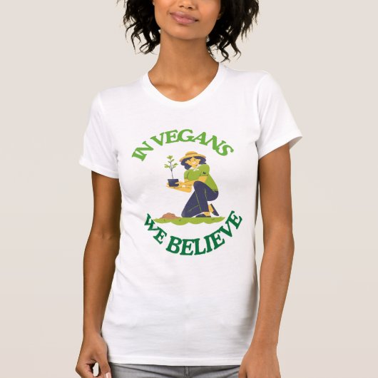 Vegans T-shirt (Voorkant)