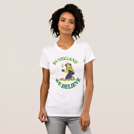 Vegans T-shirt (Voorkant volledig)