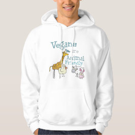 Vegans zijn diervriendelijk hoodie