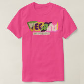 Vegans zijn overal vegetariërs t-shirt (Design voorkant)